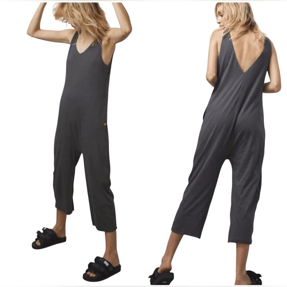 LUNYA ORGANIC PIMA COTTON ROMPER SIZE:M